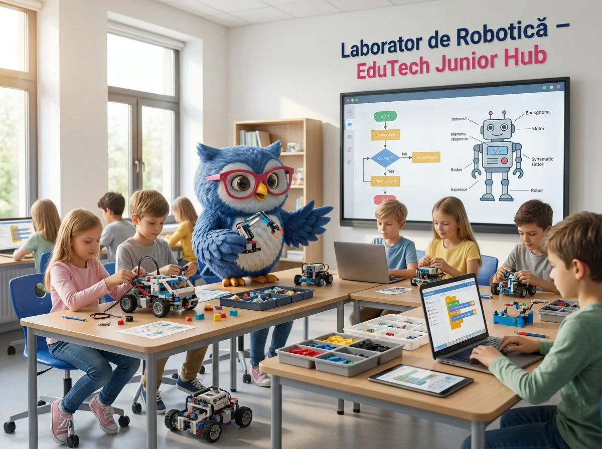 Laborator de Robotică pentru copii — Edutech Junior Hub Căușeni